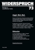 Cover: Widerspruch 73 - Rotpunktverlag