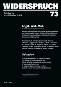 Enlarge image Cover: Widerspruch 73 - Rotpunktverlag