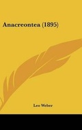 Cover: Anacreontea (1895) - Kessinger Publishing