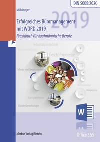 Abbildung von: Erfolgreiches Büromanagement mit Word 2019 - Merkur Rinteln