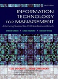 Cover: Information Technology for Management - Wiley