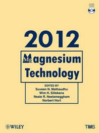 Enlarge image Cover: Magnesium Technology 2012 - Wiley-TMS