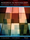 Cover: Research In Psychology - Wiley