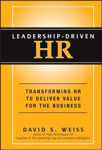 Enlarge image Cover: Leadership-Driven HR - Jossey-Bass