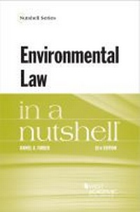 Abbildung von: Environmental Law in a Nutshell - West Academic Press