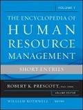 Cover: Encyclopedia of Human Resource Management: Volume One: Short Entries - Wiley