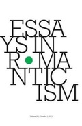 Cover: Essays in Romanticism, Volume 26.1 2019 - Liverpool University Press