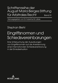 Abbildung von: Eingriffsnormen und Schiedsvereinbarungen - Peter Lang Verlag