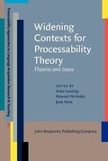 Cover: Widening Contexts for Processability Theory - John Benjamins Publishing Co