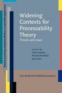 Abbildung von: Widening Contexts for Processability Theory - John Benjamins Publishing Co