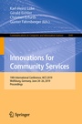 Cover: Innovations for Community Services - Springer
