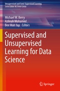 Cover: Supervised and Unsupervised Learning for Data Science - Springer