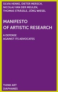Cover: Manifesto of Artistic Research - Diaphanes
