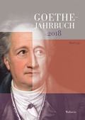 Cover: Goethe-Jahrbuch 135, 2018 - Wallstein