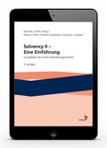 Cover: Solvency II - Eine Einf&uuml;hrung - VVW Verlag Versicherungswirtschaft