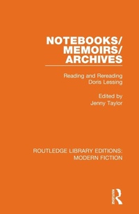 Enlarge image Cover: Notebooks/Memoirs/Archives - Routledge