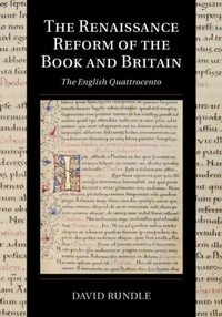 Abbildung von: The Renaissance Reform of the Book and Britain - Cambridge University Press