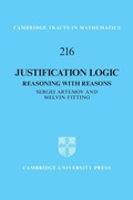 Cover: Justification Logic - Cambridge University Press