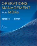 Cover: Operations Management for MBAs - Wiley