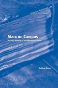 Cover: Marx on Campus: A Short History of the Marburg School - Brill