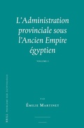 Cover: L'Administration provinciale sous l'Ancien Empire egyptien (2 vols) - Brill