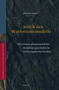Cover: Kritik des Wachstumsmodells - Brill