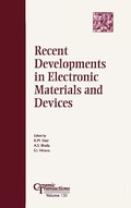 Cover: Recent Developments in Electronic Materials and Devices - Wiley