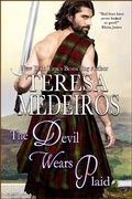 Cover: The Devil Wears Plaid (Brides of the Highlands, #1) - Amber House Books