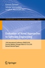 Cover: Evaluation of Novel Approaches to Software Engineering - Springer