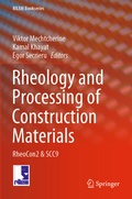 Cover: Rheology and Processing of Construction Materials - Springer