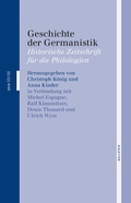 Bild: Geschichte der Germanistik - Wallstein