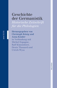 Abbildung von: Geschichte der Germanistik - Wallstein