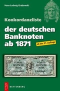 Cover: Konkordanzliste der deutschen Banknoten ab 1871 - Battenberg