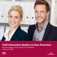 Abbildung von: Mitarbeiterinformation Datenschutz (englische Ausgabe) - Datakontext