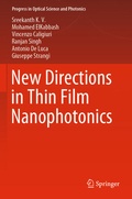 Cover: New Directions in Thin Film Nanophotonics - Springer