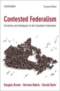 Cover: Contested Federalism - Oxford University Press, Canada