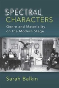 Cover: Spectral Characters - The University of Michigan Press