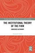 Cover: The Institutional Theory of the Firm - Routledge