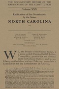 Cover: The Documentary History of the Ratification of the Constitution, Volume 30 - Wisconsin Historical Society Press