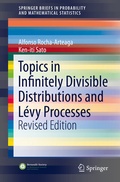 Cover: Topics in Infinitely Divisible Distributions and L&eacute;vy Processes, Revised Edition - Springer