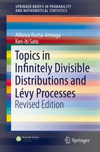 Enlarge image Cover: Topics in Infinitely Divisible Distributions and Lévy Processes, Revised Edition - Springer