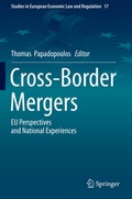 Cover: Cross-Border Mergers - Springer