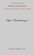 Cover: Erlebnis und Geschichte. - Duncker & Humblot