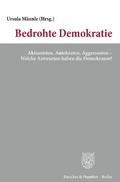 Cover: Bedrohte Demokratie. - Duncker & Humblot