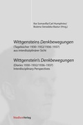 Cover: Wittgensteins Denkbewegungen (Tageb&uuml;cher 1930-1932/1936-1937) aus interdisziplin&auml;rer Sicht - Studien Verlag