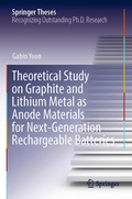 Cover: Theoretical Study on Graphite and Lithium Metal as Anode Materials for Next-Generation Rechargeable Batteries - Springer
