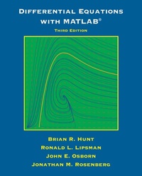 Enlarge image Cover: Differential Equations with Matlab - Wiley