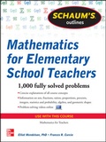 Cover: Schaum's Outline of Mathematics for Elementary School Teachers - Schaum Outline Series