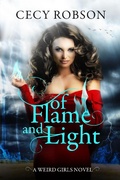 Cover: Of Flame and Light (Weird Girls Flame, #1) - Weird Girls Flame