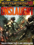 Cover: BattleTech: Onslaught: Tales from the Clan Invasion! (BattleCorps Anthology) - Catalyst Game Labs